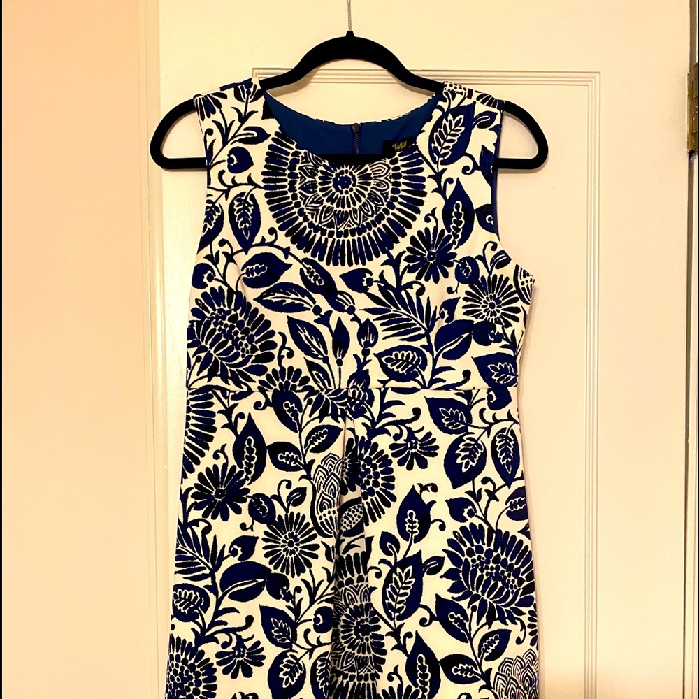 Awesome tea length pea in a pod taylor dress size